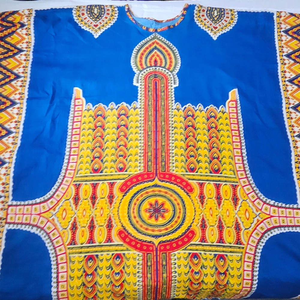 African Dashiki Kafta 23"x 52"‎ Long Adult Size Medium